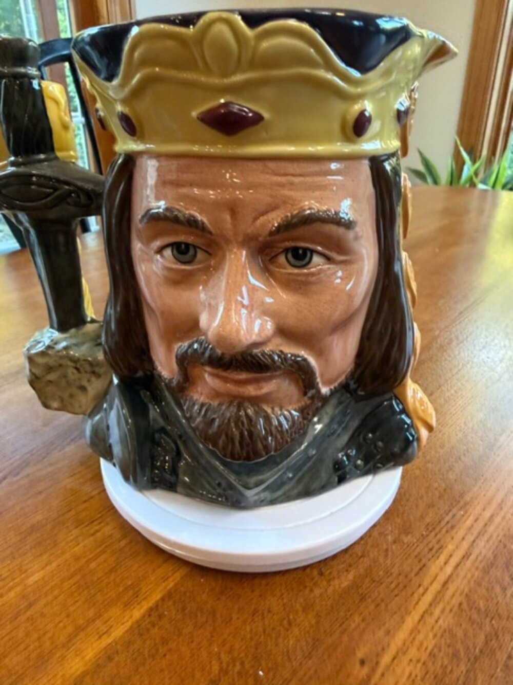 Royal Doulton King Arthur & Guinevere D6836 Large Character Jug #877/9500